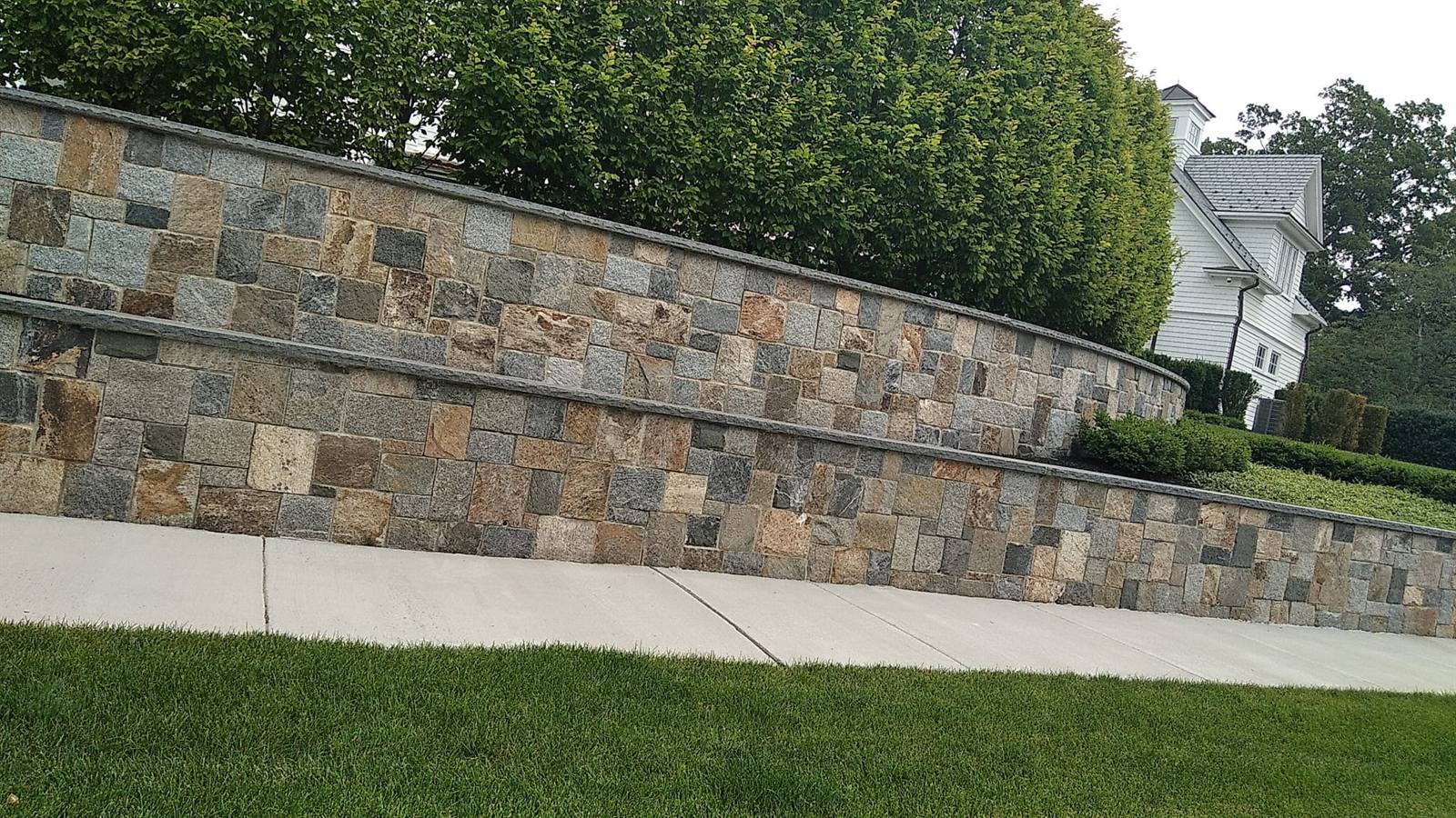 Stone veneer masonry in Massachusetts